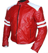 Classyak Men Real Leather Motorcycle jacket